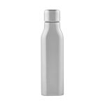 Garrafa estanque em aço reciclado com estilo industrial 1L cor prateado vista traseira 