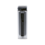 Garrafa de plástico reciclado com fecho rotativo exclusivo 500ml cor preto