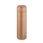 Garrafa de aço inoxidável reciclado de parede dupla 500ml cor bronze