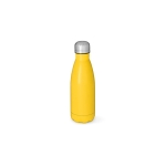 Garrafa de aço inoxidável reciclado com acabamento mate 400ml cor amarelo-escuro