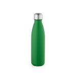 Garrafa de aço inoxidável reciclado com tampa antigotas 500 ml cor verde vista traseira 