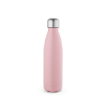 Garrafa de aço inoxidável reciclado com tampa antigotas 500 ml cor cor-de-rosa vista traseira 