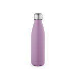 Garrafa de aço inoxidável reciclado com tampa antigotas 500 ml cor violeta vista traseira 