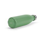 Garrafa de aço inoxidável reciclado com tampa antigotas 500 ml cor verde pastel quarta vista 