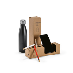 Garrafa de aço inoxidável reciclado com tampa antigotas 500 ml nona vista 
