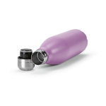 Garrafa de aço inoxidável reciclado com tampa antigotejo 770ml cor violeta terceira vista 