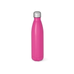 Garrafa de aço inoxidável reciclado com tampa antigotejo 770ml cor fúcsia