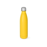 Garrafa de aço inoxidável reciclado com tampa antigotejo 770ml cor amarelo-escuro