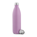 Garrafa de aço inoxidável reciclado com tampa antifugas 1L cor violeta segunda vista