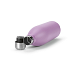 Garrafa de aço inoxidável reciclado com tampa antifugas 1L cor violeta terceira vista 
