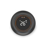 Garrafa de aço reciclado com carregamento sem fios e anti-fugas 610ml cor preto terceira vista 
