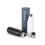 Garrafa em aço inoxidável reciclado com tampa de luz ultravioleta 520ml