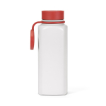 Garrafa aço inox reciclado tampa botão pressão e abertura 360° 820ml cor vermelho
