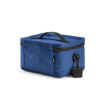 Saco térmico em plástico reciclado com dupla pega de transporte 7.5L cor azul segunda vista