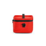 Saco térmico em plástico reciclado com dupla pega de transporte 7.5L cor vermelho quarta vista 