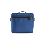 Saco térmico em plástico reciclado com abertura ampla 10L cor azul vista frontal 