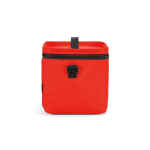 Saco térmico em plástico reciclado com abertura ampla 10L cor vermelho quarta vista 