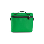 Saco térmico em plástico reciclado com abertura ampla 10L cor verde vista frontal 