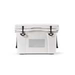 Geleira de plástico reciclado com parede dupla e isolamento 35L cor branco vista frontal 