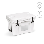 Geleira de plástico reciclado com parede dupla e isolamento 35L cor branco