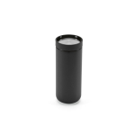 Copo de viagem de parede dupla em aço inoxidável reciclado 340ml cor preto segunda vista