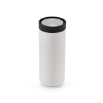 Copo de viagem de parede dupla em aço inoxidável reciclado 340ml cor branco