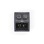 Powerbank 3 em 1 de 5.000 mAh com auriculares e altifalante 5W cor preto vista de detalhe 