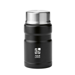 Frasco para alimentos em aço reciclado com colher dobrável 740ml vista principal