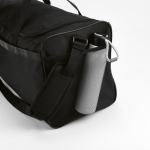 Saco desportivo impermeável em plástico ecológico com bolso oculto 50L cor preto quarta vista 