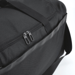 Saco desportivo impermeável em plástico ecológico com bolso oculto 50L cor preto segunda vista de detalhe 