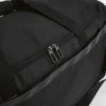 Saco desportivo impermeável em plástico ecológico com bolso oculto 50L cor preto terceira vista de detalhe
