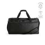 Saco desportivo impermeável em plástico ecológico com bolso oculto 50L cor preto