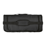 Saco desportivo impermeável em plástico ecológico com bolso oculto 50L cor preto vista superior 