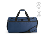Saco desportivo impermeável em plástico ecológico com bolso oculto 50L cor azul