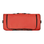 Saco desportivo impermeável em plástico ecológico com bolso oculto 50L cor vermelho segunda vista