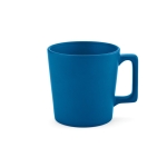 Caneca de cerâmica com acabamento mate disponível em cores vivas 310ml cor azul