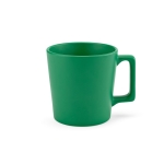 Caneca de cerâmica com acabamento mate disponível em cores vivas 310ml cor verde