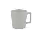Caneca de cerâmica com acabamento mate disponível em cores vivas 310ml cor cinzento-claro