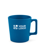 Caneca de cerâmica com acabamento mate disponível em cores vivas 310ml vista principal