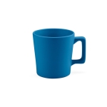 Caneca de cerâmica com acabamento mate disponível em cores vivas 220ml cor azul