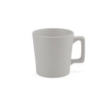 Caneca de cerâmica com acabamento mate disponível em cores vivas 220ml cor cinzento-claro