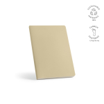 Caderno de papel de pedra com páginas impermeáveis A5 folhas em branco cor bege