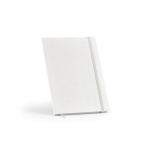 Caderno A5 capa dura de pacotes de leite recicladas páginas pontilhadas cor branco