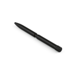 Caneta alumínio reciclado com botão de pressão magnético e tinta preta cor preto segunda vista