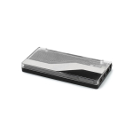 Powerbank em plástico reciclado com ecrã LED 10.000 mAh cor preto