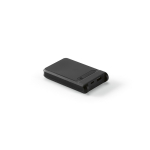 Bateria externa em plástico reciclado com carregamento rápido 6.000 mAh cor preto segunda vista