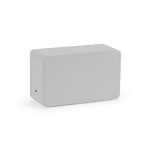 Coluna sem fios em plástico reciclado com ecrã LCD 15W cor prateado segunda vista