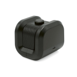 Coluna portátil em plástico reciclado com graves intensos 5W cor preto