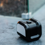 Coluna portátil em plástico reciclado com graves intensos 5W cor preto segunda vista ambiente