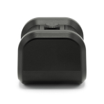 Coluna portátil em plástico reciclado com graves intensos 5W cor preto vista traseira 